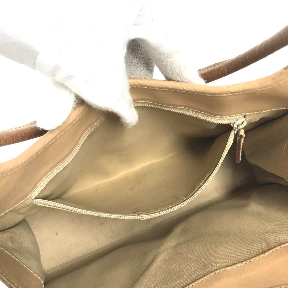 GUCCI 002 1068 GG logo Jackie Bag Tote Bag Shoulder Bag Hand Bag GGCanvas/Leather Beige Used