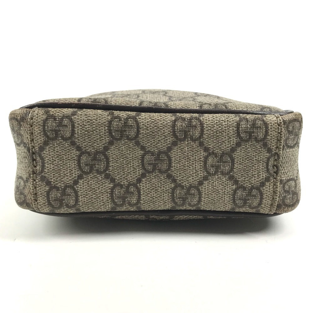 GUCCI 122754 GG Supreme GG Logo Pochette Crossbody bag Shoulder Bag GG Supreme Canvas Beige Used