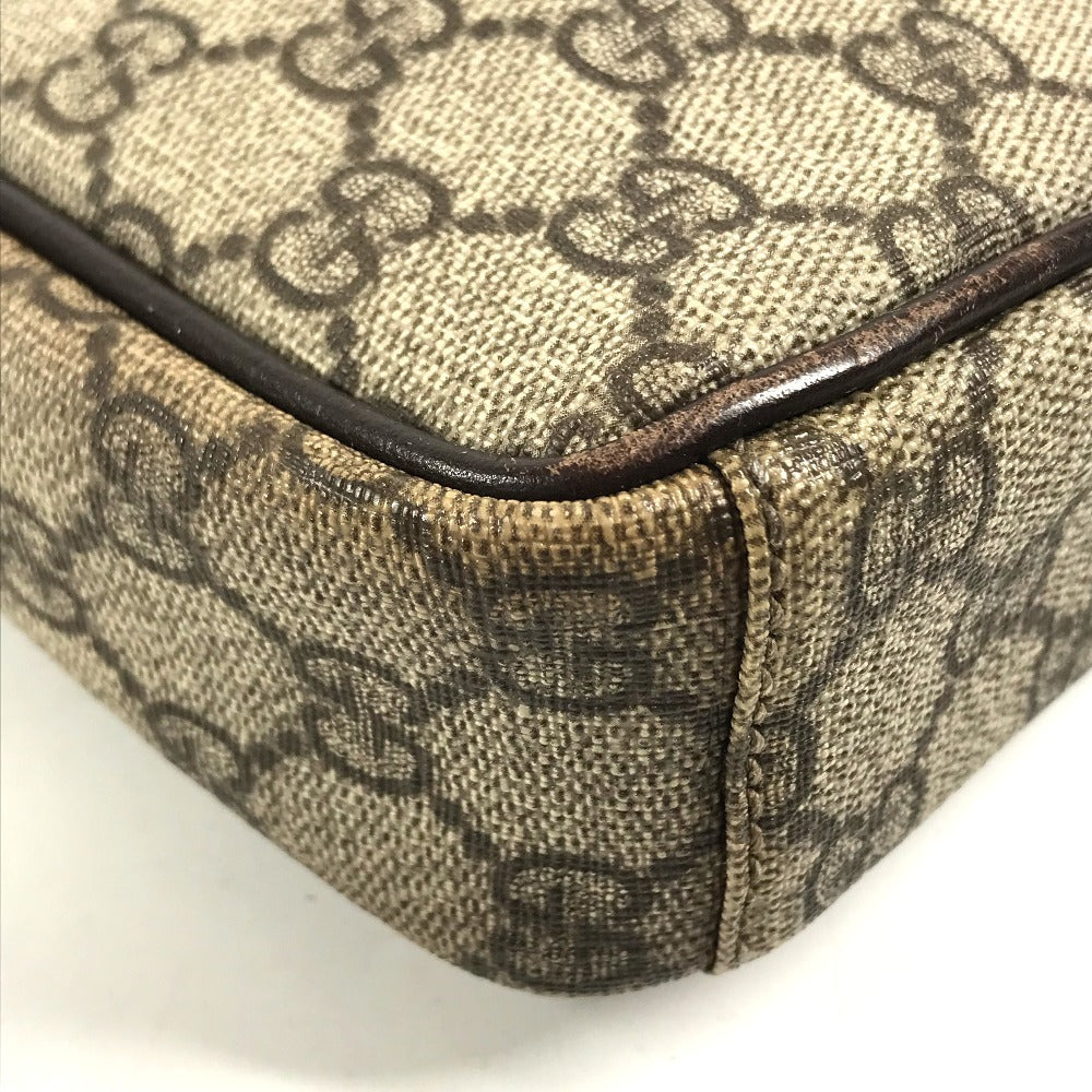 GUCCI 122754 GG Supreme GG Logo Pochette Crossbody bag Shoulder Bag GG Supreme Canvas Beige Used