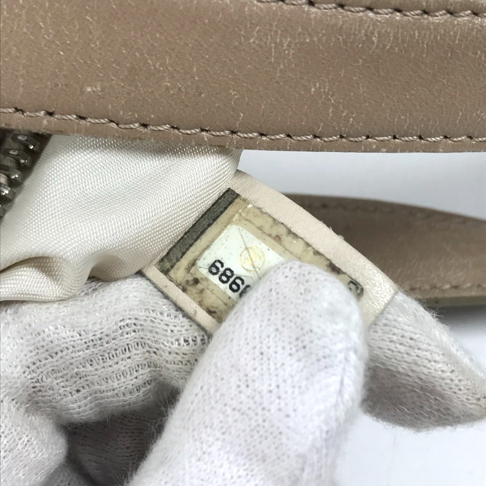 CHANEL New travel line CC CC Mark logo Bag Tote Bag Hand Bag Nylon / Leather Beige Used