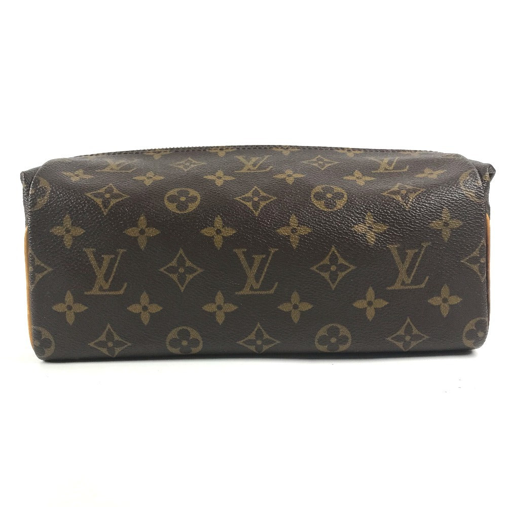 LOUIS VUITTON M47636 Monogram Trousse Pat Presion Bag, Pouch, Clutch Bag, Makeup Pouch, Cosmetics Cluch Bag MonogramCanvas Brown Used