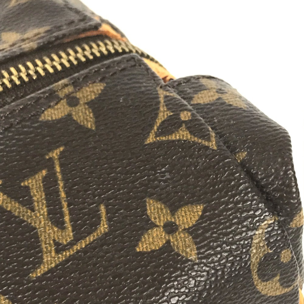 LOUIS VUITTON M47636 Monogram Trousse Pat Presion Bag, Pouch, Clutch Bag, Makeup Pouch, Cosmetics Cluch Bag MonogramCanvas Brown Used