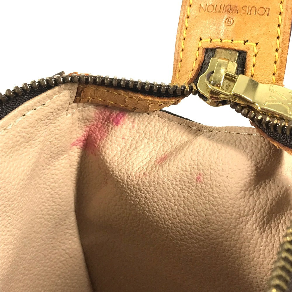 LOUIS VUITTON M47636 Monogram Trousse Pat Presion Bag, Pouch, Clutch Bag, Makeup Pouch, Cosmetics Cluch Bag MonogramCanvas Brown Used