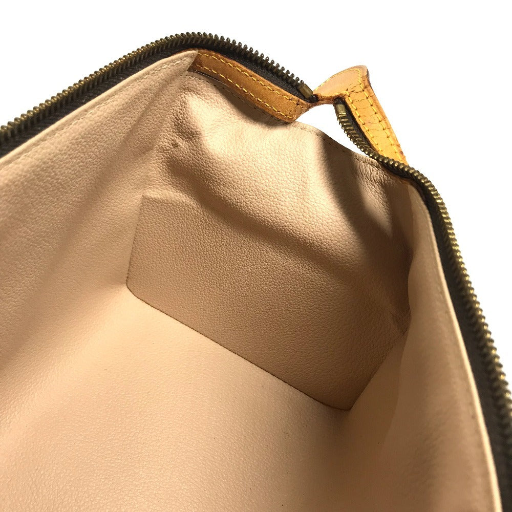 LOUIS VUITTON M47636 Monogram Trousse Pat Presion Bag, Pouch, Clutch Bag, Makeup Pouch, Cosmetics Cluch Bag MonogramCanvas Brown Used