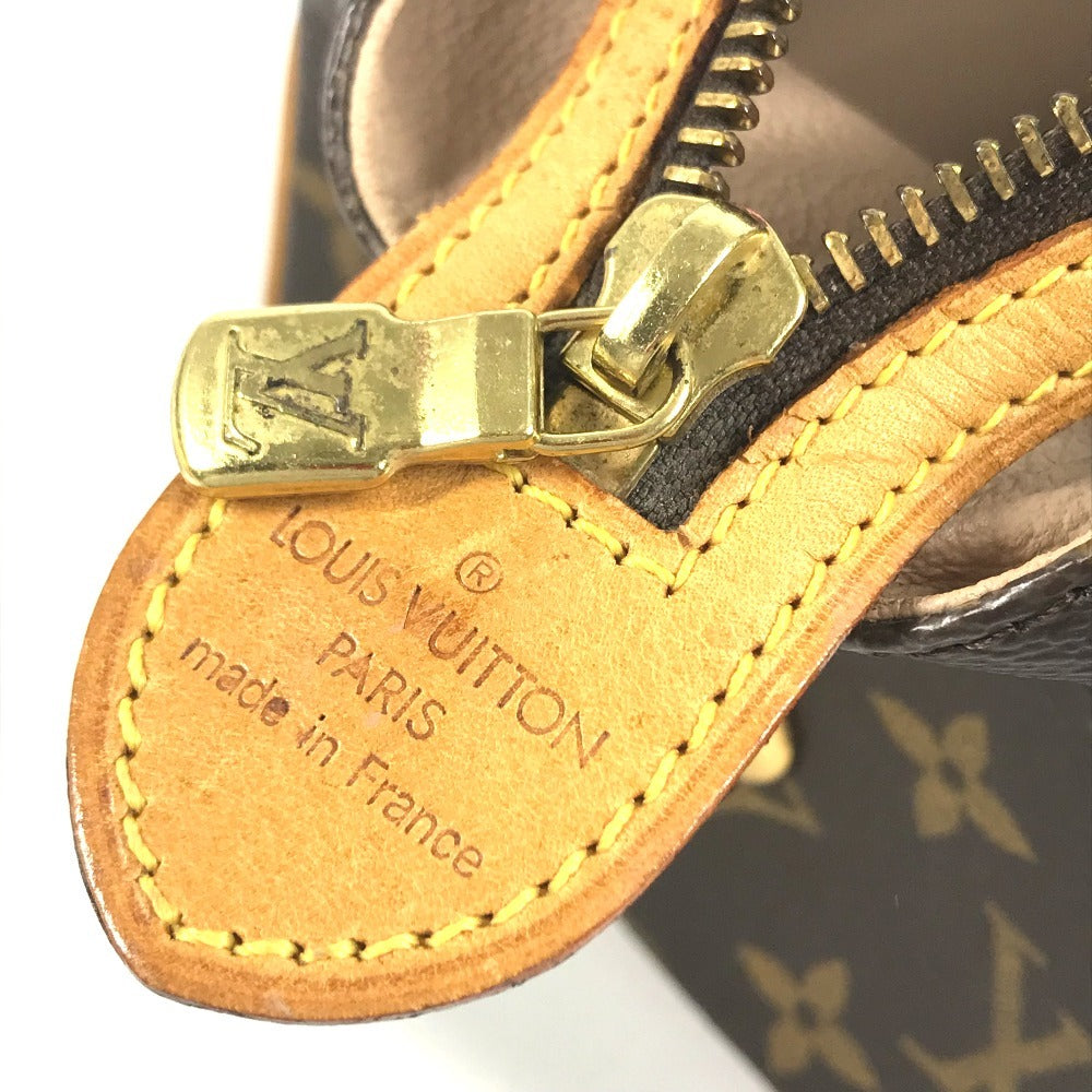LOUIS VUITTON M47636 Monogram Trousse Pat Presion Bag, Pouch, Clutch Bag, Makeup Pouch, Cosmetics Cluch Bag MonogramCanvas Brown Used