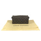LOUIS VUITTON M47636 Monogram Trousse Pat Presion Bag, Pouch, Clutch Bag, Makeup Pouch, Cosmetics Cluch Bag MonogramCanvas Brown Used