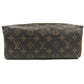 LOUIS VUITTON M47636 Monogram Trousse Pat Presion Bag, Pouch, Clutch Bag, Makeup Pouch, Cosmetics Cluch Bag MonogramCanvas Brown Used