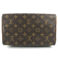 LOUIS VUITTON M47636 Monogram Trousse Pat Presion Bag, Pouch, Clutch Bag, Makeup Pouch, Cosmetics Cluch Bag MonogramCanvas Brown Used