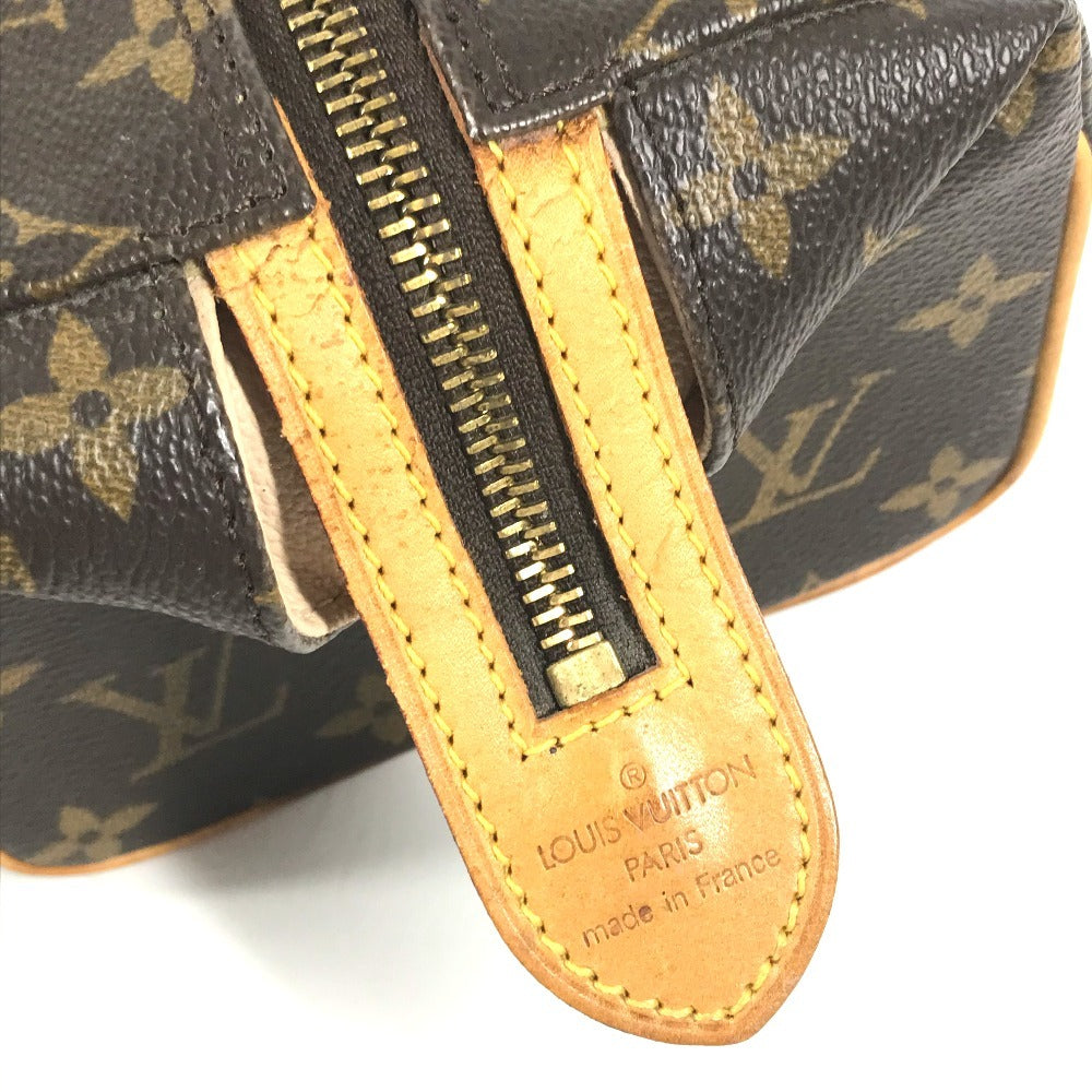 LOUIS VUITTON M47636 Monogram Trousse Pat Presion Bag, Pouch, Clutch Bag, Makeup Pouch, Cosmetics Cluch Bag MonogramCanvas Brown Used