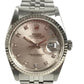 ROLEX X Datejust 10P Diamond Men's watch Wristwatch SS/WG Silver Used