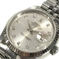 ROLEX X Datejust 10P Diamond Men's watch Wristwatch SS/WG Silver Used
