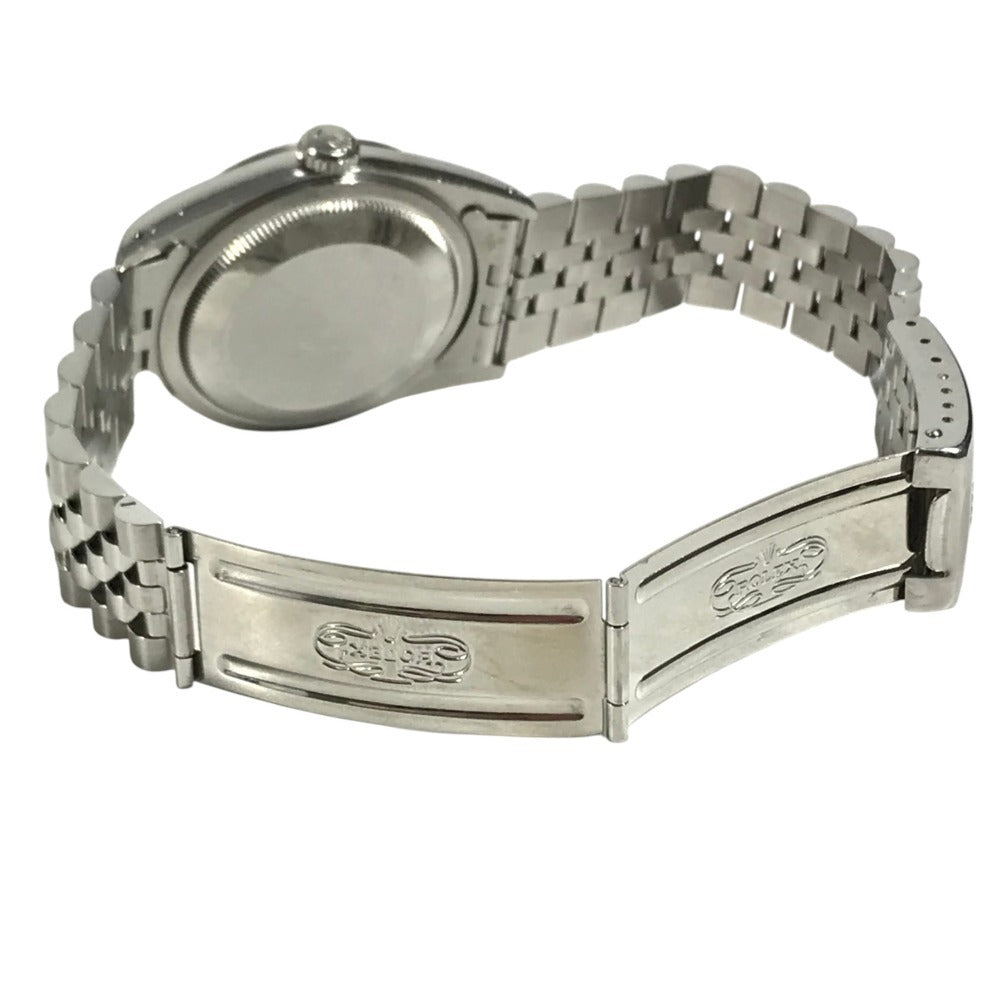 ROLEX X Datejust 10P Diamond Men's watch Wristwatch SS/WG Silver Used