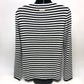 GUCCI 461177 Men's Cotton Sweatshirt with Striped Octopus Motif, White and Black