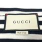 GUCCI 461177 Men's Cotton Sweatshirt with Striped Octopus Motif, White and Black