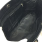 Christian Dior Floral Embroidered Trotter Shoulder Tote Bag in Canvas/Leather, Black