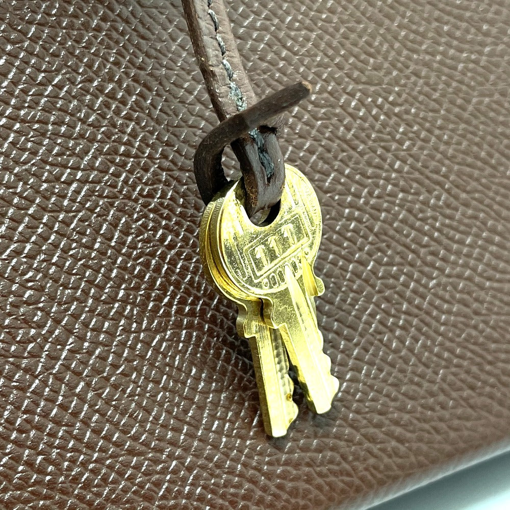 HERMES ボリード35 カバン 2WAY ハンドバッグ レザー レディース ブラウン