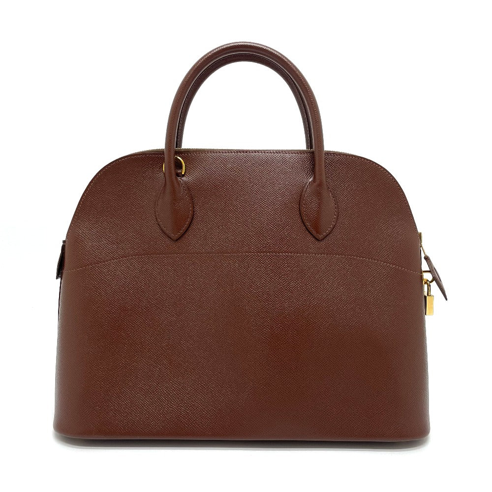 HERMES ボリード35 カバン 2WAY ハンドバッグ レザー レディース ブラウン