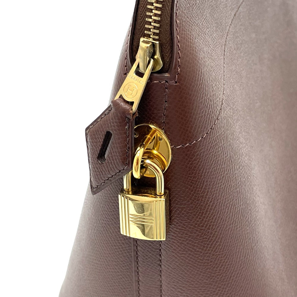 HERMES ボリード35 カバン 2WAY ハンドバッグ レザー レディース ブラウン