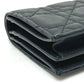 Dior S0178SLOI Lady Dior Mini Wallet, Bifold Leather, Women's, Black