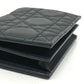Dior S0178SLOI Lady Dior Mini Wallet, Bifold Leather, Women's, Black
