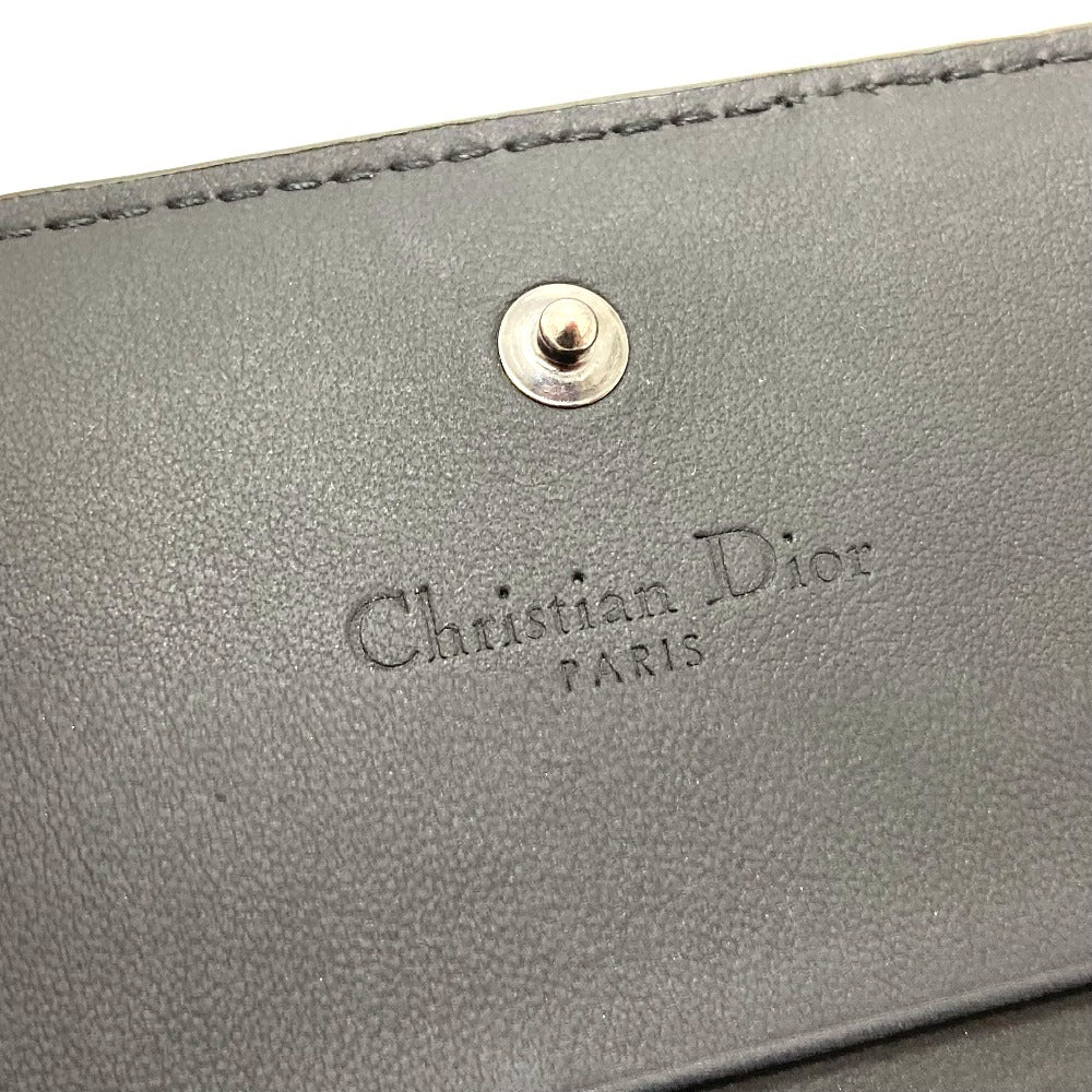 Dior S0178SLOI Lady Dior Mini Wallet, Bifold Leather, Women's, Black