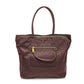 PRADA BR4354 ロゴプレート セミショルダー バッグ カバン 肩掛け ショルダーバッグ トートバッグ レザー/ナイロン レディース パープル