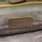 PRADA BR4354 ロゴプレート セミショルダー バッグ カバン 肩掛け ショルダーバッグ トートバッグ レザー/ナイロン レディース パープル
