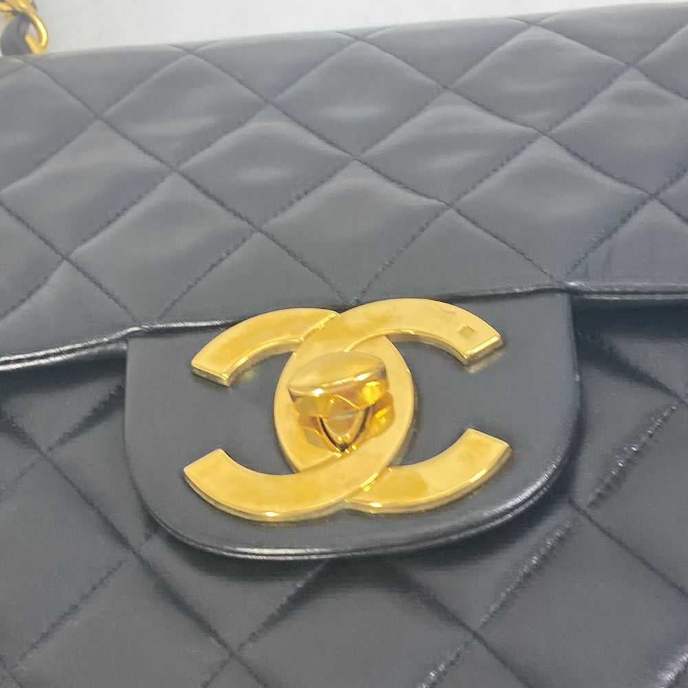 CHANEL A01094 CC ココマーク ヴィンテージ 肩掛け デカマトラッセ 34 Wチェーン バッグ ショルダーバッグ ラムスキン レディース - brandshop-reference