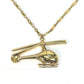 LOUIS VUITTON MP0329 Accessories Helicopter Chain Necklace GP Women's Gold