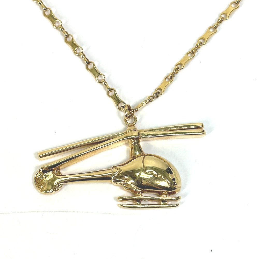 LOUIS VUITTON MP0329 Accessories Helicopter Chain Necklace GP Women's Gold