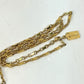 LOUIS VUITTON MP0329 Accessories Helicopter Chain Necklace GP Women's Gold