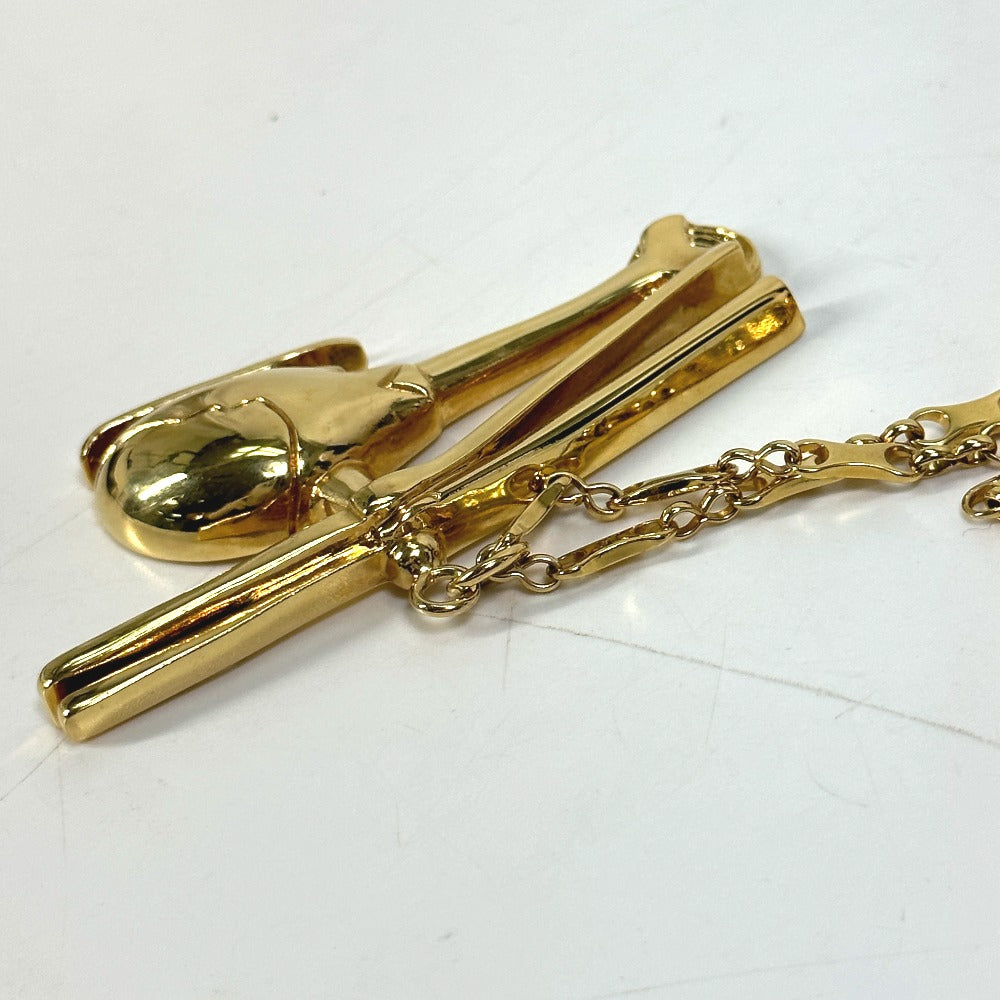 LOUIS VUITTON MP0329 Accessories Helicopter Chain Necklace GP Women's Gold