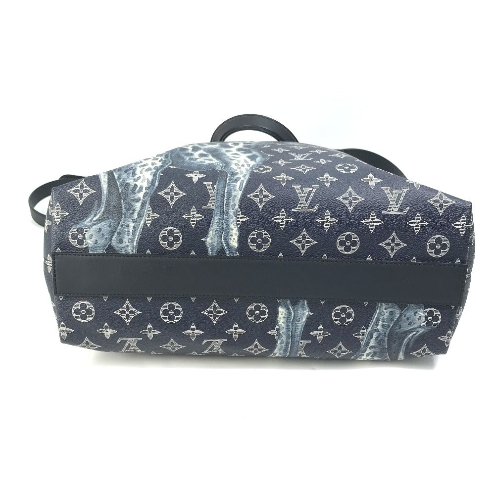 LOUIS VUITTON M54127 モノグラムサバンナ ジェイク アンド ディノス チャップマン 2WAY ショルダーバッグ 斜め掛け トートバッグ モノグラムサバンナキャンバス メンズ ネイビー
