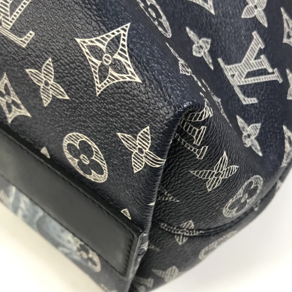 LOUIS VUITTON M54127 モノグラムサバンナ ジェイク アンド ディノス チャップマン 2WAY ショルダーバッグ 斜め掛け トートバッグ モノグラムサバンナキャンバス メンズ ネイビー