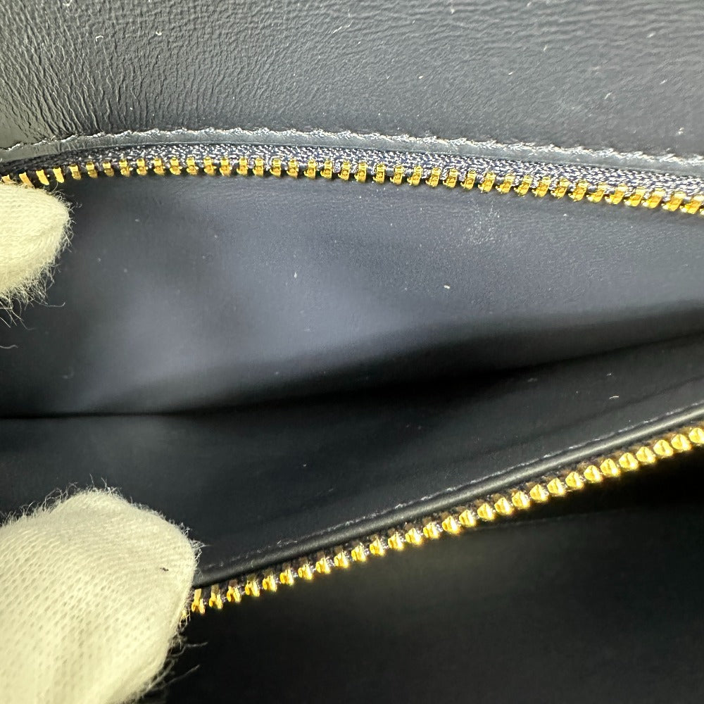 Christian Dior Heart 30 Montaigne Logo Crossbody Shoulder Bag in Black Leather