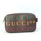 GUCCI 602695 クロス カバン ベルトバッグ 100周年記念 ロゴ ショルダーバッグ ボディバッグ レザー メンズ ブラウン