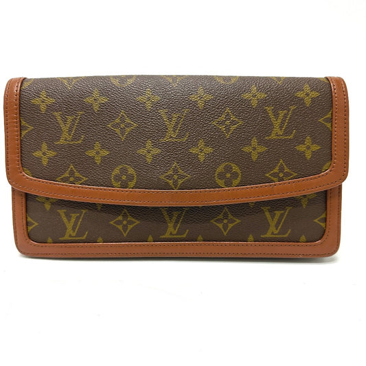 LOUIS VUITTON M51812 Monogram Pochette Dame PM Pouch Clutch Bag in Monogram Canvas, Brown
