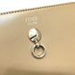 FENDI 8M0299 By the Way Round Zip Long Wallet, Leather, Men's, Beige