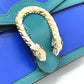 GUCCI 400249 Two-tone Dionysus Chain Shoulder Bag Leather Women's Blue