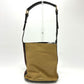 GUCCI 001-4286 Vintage Sherry Line Bucket Shoulder Bag in Beige Leather/Canvas