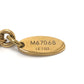 LOUIS VUITTON M67068 Rhinestone Pendant Love Letters Chain Necklace in Gold