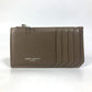 SAINT LAURENT PARIS 609362 Compact Wallet, Fragment Case, Coin Purse, Leather, Men's, Brown