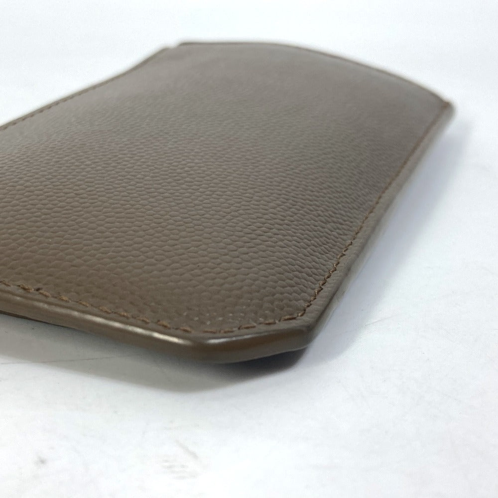 SAINT LAURENT PARIS 609362 Compact Wallet, Fragment Case, Coin Purse, Leather, Men's, Brown