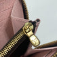 LOUIS VUITTON M61298 Monogram Portefeuille Clemence Round Zip Long Wallet in Monogram Canvas, Women's Rose Ballerine in Pink