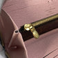 LOUIS VUITTON M61298 Monogram Portefeuille Clemence Round Zip Long Wallet in Monogram Canvas, Women's Rose Ballerine in Pink