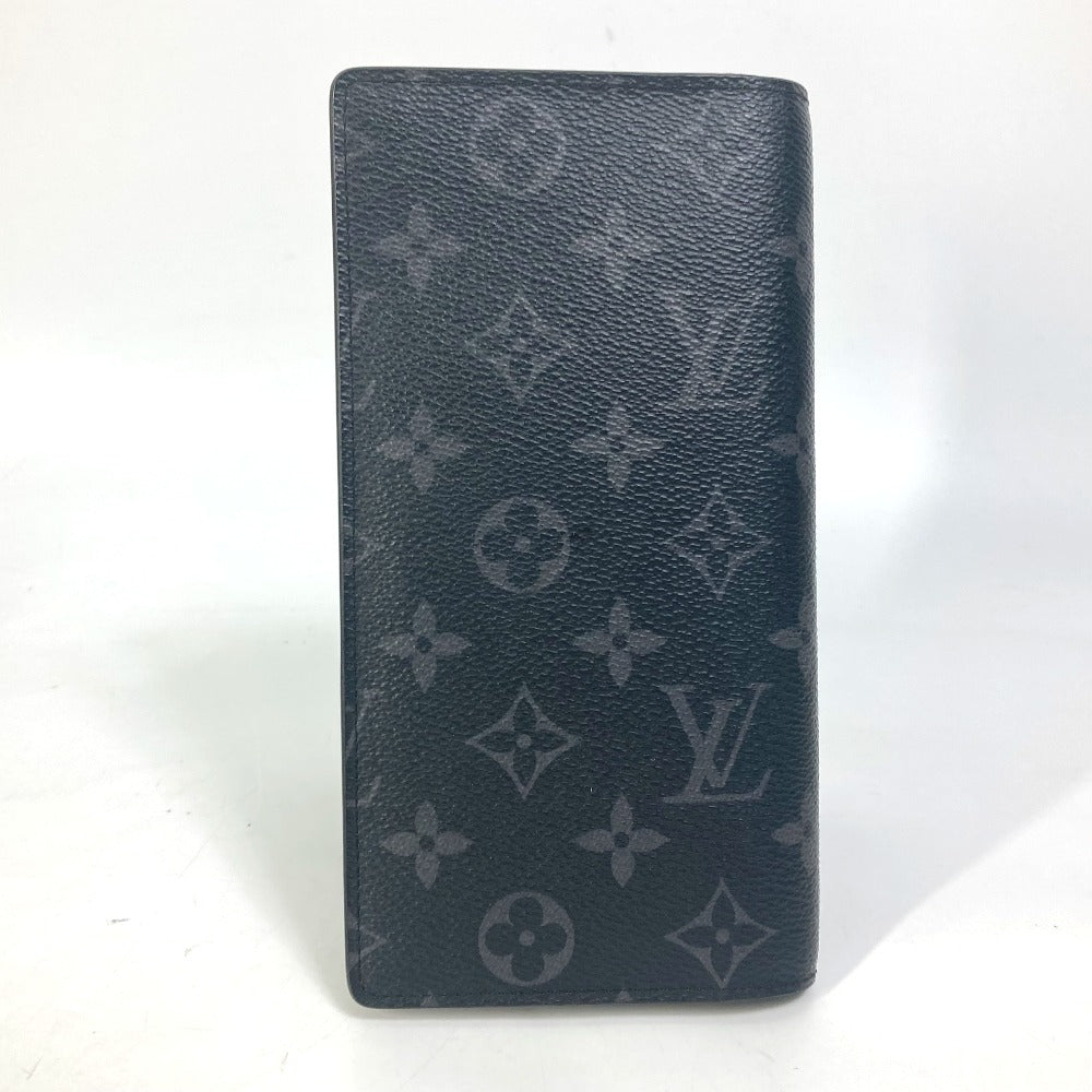 LOUIS VUITTON M61697 モノグラム・エクリプス ポルトフォイユ・ブラザ 2つ折り 長財布 モノグラムエクリプスキャンバス メンズ ブラック