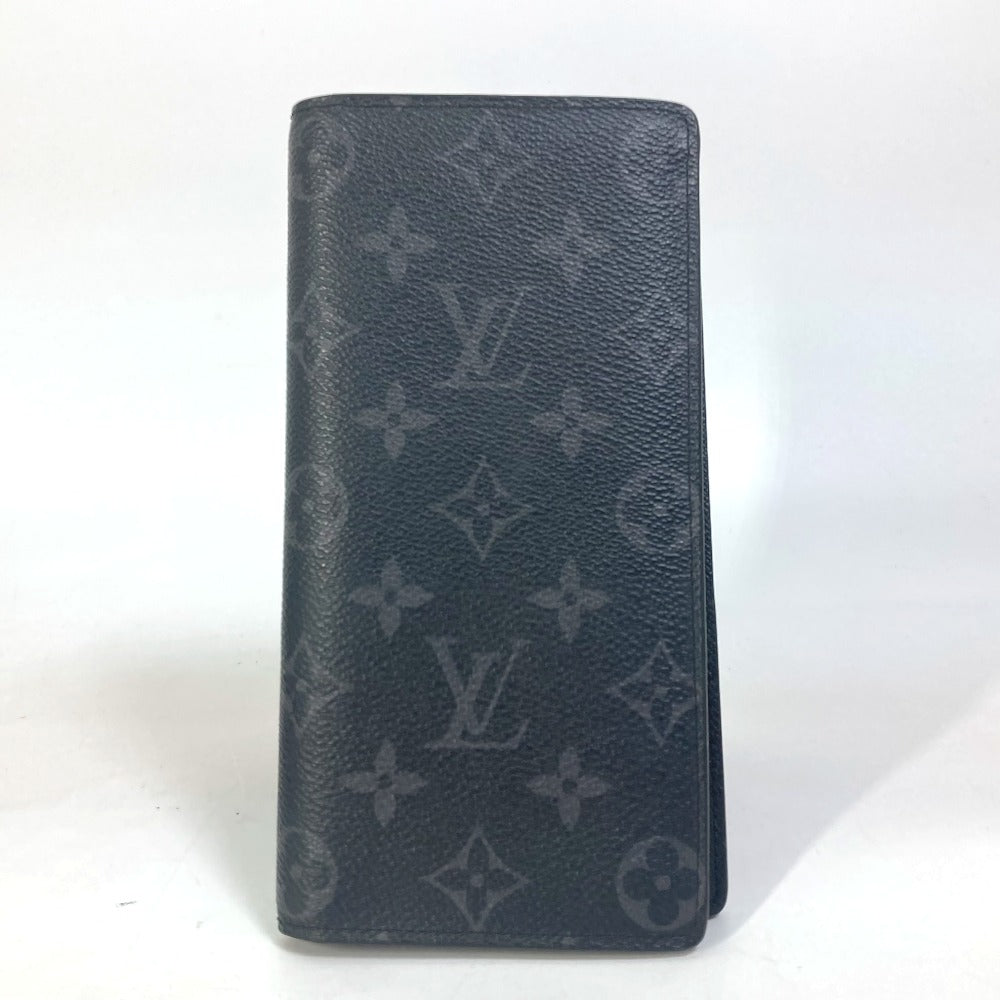LOUIS VUITTON M61697 モノグラム・エクリプス ポルトフォイユ・ブラザ 2つ折り 長財布 モノグラムエクリプスキャンバス メンズ ブラック