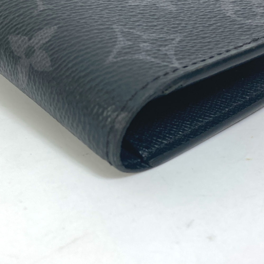 LOUIS VUITTON M61697 モノグラム・エクリプス ポルトフォイユ・ブラザ 2つ折り 長財布 モノグラムエクリプスキャンバス メンズ ブラック