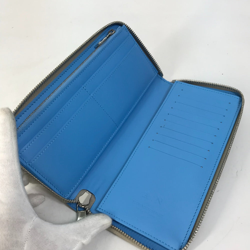 LOUIS VUITTON M81573 Taurillon Climbing Zippy Wallet Cartera larga con cremallera redonda vertical Taurillon Leather Hombre Tiza Blanco Blanco