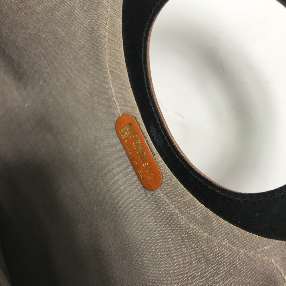 FENDI Pecan Bifold Handbag/Clutch Bag in PVC/Leather, Green